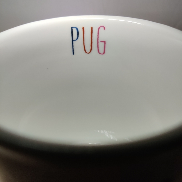 Fringe Sad Face Pug Dog Hat Coffee Tea Mug Cup - Picture 6 of 8